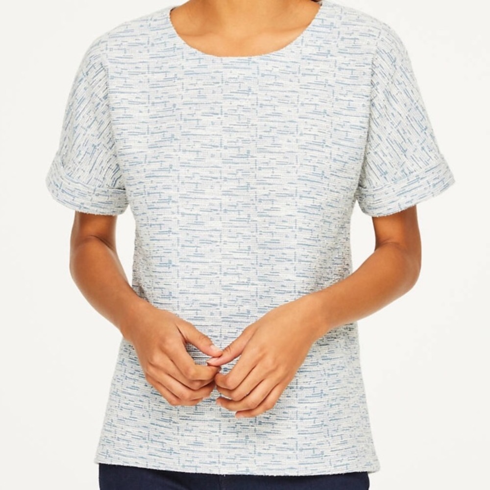NWOT Loft Tweed Tee